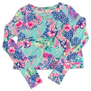 Lilly Pulitzer Floral Long Sleeve Top